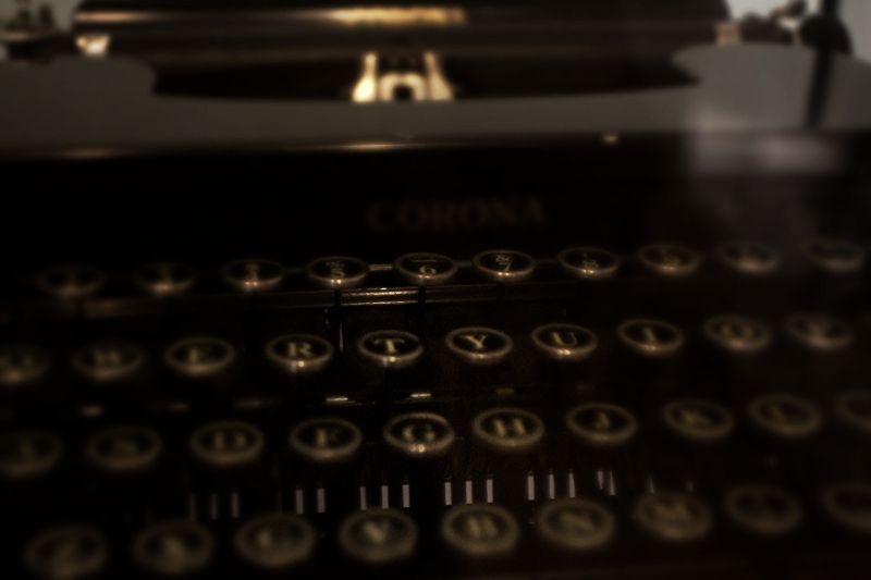 Vintage Corona typewriter